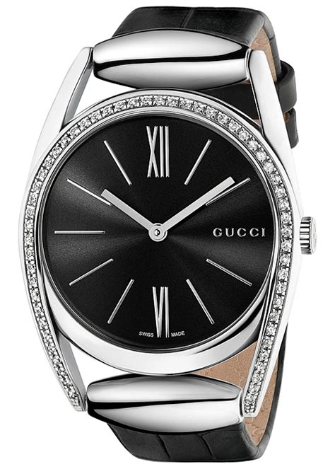 gucci horsebit diamond ladies watch